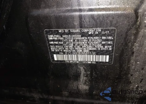 2018 Subaru Forester 2.5I Premium z USA, uszkodzony, nr VIN JF2SJAGC8JH511536